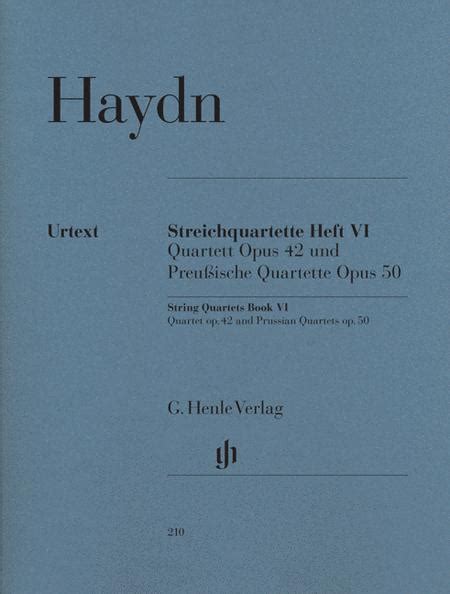 String Quartets, Vol. VI, Op. 42 And Op. 50 (Prussian Quartets)